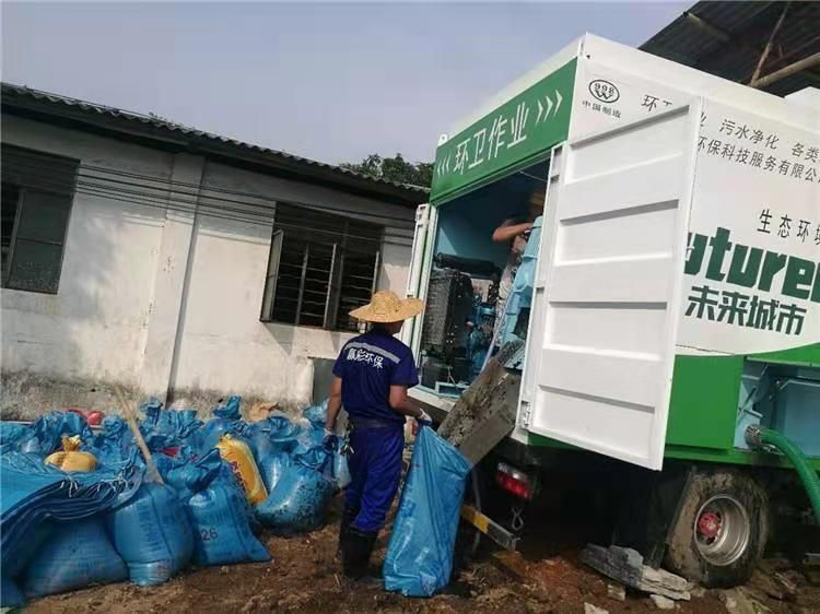 梓潼工业污泥压干处理